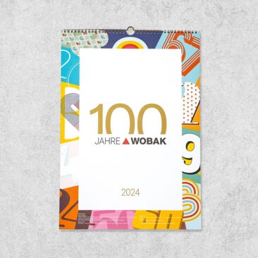 WOBAK 100 Jahre Wandkalender - Titelseite